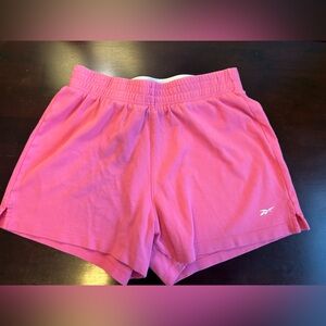 Reebok Women's Bright Pink Athletic Shorts